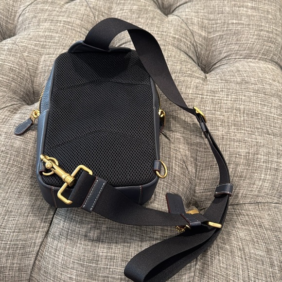 Coach Bag Denim Signature Crossbody Fanny Messenger - Picture 15 of 17